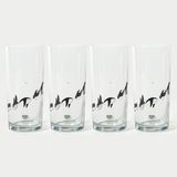 Anason İşleri Şakacı Balık Rakı Kadehi 4 Adet - Mavi - 200 ml
