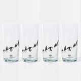 Anason İşleri Şakacı Balık Rakı Kadehi 4'lü Set