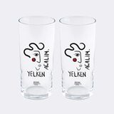 Anason İşleri Yelken Açalım Rakı Bardağı 2'li Set