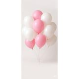 Anatolia 20li balon paketi 10 pembe + 10 beyaz set doğum günü süsü bekarlığa veda bride to be