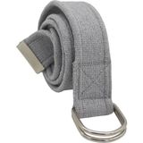 Anatolia Craft D Tokalı Dokuma Bay Bayan Genç Gri Spor Kot Taktik Kanvas Bez Kemer - 120 cm - Açık Gri