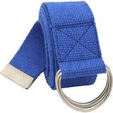 Anatolia Craft D Tokalı Dokuma Bay-Bayan Saks Mavi Taktik Spor Kanvas Kot Bez Kemer - 115 cm