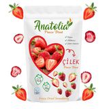 Anatolia Freeze Dried-Dondurularak Kurutulmuş Meyve Cipsi Çilek 20 G-Freeze Dried Strawberry