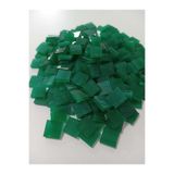 ANATOLİA MOZAİK Koyu Yeşil Kare Vitray Cam Mozaik Taşı - Sanatsal Mozaik için yaklaşık 10 x 10 mm