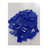 ANATOLİA MOZAİK Lacivert Kare Vitray Cam Mozaik Taşı - Sanatsal Mozaik için yaklaşık 10 x 10 mm