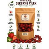 Anatolia Nuts Şekersiz Çilek Kurusu – Kurutulmuş Çilek – Ilave Şekersiz Kuru Meyve Atıştırmalık - 250 gr