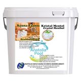 Anatolia Pool Sauna Buhar Esansı Kristal Mentol 5 Kg ( Sauna Essence Menthol Crystal )