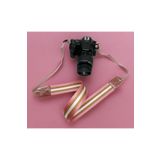 Anatolia SLR VE DSLR FOTOGRAF MAKİNELERİ İÇİN PEMBE GOLD ÇİZGİLİ BOYUN VE OMUZ ASKISI