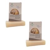 Anatolia Soap 1978 Ceramide Sabunu, Collagen Kolajen (NP AP EOP) Cilt Bariyeri Sıkılaştırır Salyangoz Dna'lı Collegan Night Gece Yüz Temizleyicisi 2 Adet.