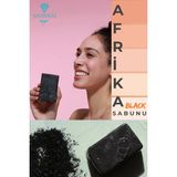 Anatolia Soap Afrika Siyah Sabunu, Cilt Gözeneklerini Temizler Egzama, Akne, Makyaj Çıkarıcı