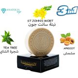 Anatolia Soap Çay Ağacı Sarı Kantaron Kayısı Sabunu Renk Eşitleyici Cilt Yenileyici Arındırıcı Bitki