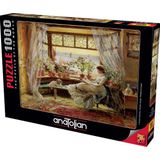 Anatolian 1000 Parçalık Pencere Keyfi Puzzle Zihinsel Gelişimi Destekleyen 66 x 48 cm