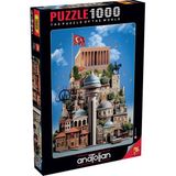 Anatolian 1000 Parçalık Puzzle - Ankara 1207