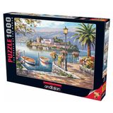 Anatolian 1000 Parçalık Puzzle - Porto Gölü, 3129 Orta Zorlukta Kağıt Malzeme ile Eğlenceli - Standart
