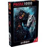 Anatolian 1000 Parçalık Puzzle - Siyah Beyaz 1199