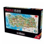 Anatolian 1500 Parça Panorama Türkiye Haritası Puzzle