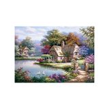 Anatolian 1500 Parçalık Kuğular ve Kır Evi Puzzle
