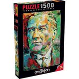 Anatolian 1500 Parçalık Puzzle Mustafa Kemal ATATÜRK 60x85 cm Eğlenceli Zihin Geliştirici