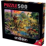 Anatolian 500 Parçalık Puzzle - Dinozor Krallığı 3603