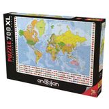 Anatolian 700 Parça Xl Dünya Siyasi Haritası Puzzle