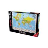 Anatolian 700 Parça xl Puzzle - Dünya Siyasi Haritası 2703