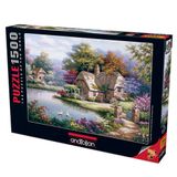 Anatolian Kuğular Ve Kır Evi 1500 Parça Puzzle