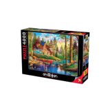 Anatolian Puzzle 4000 Parça Yapboz Puzzle - Taş Ev 5206