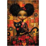 Anatolian Puzzle - Kara Kedi,500 Parça Puzzle, #3641