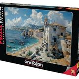 Anatolian Puzzle - Sahil kasabası / 1000 Parça Puzzle, #1181