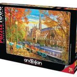 Anatolian Puzzle - Sonbaharda Notre Dame / 1000 Parça Puzzle, #1176