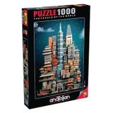Anatolian Puzzle - Taipei / 1000 Parça Puzzle, #1187