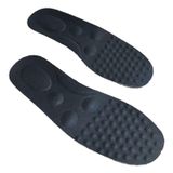 Anatomik Rahat, Konforlu Ayakkabı Tabanlığı, Üstü Siyah Tekstil, Poliüretan Spor Tabanlık,1 Çift, (Siyah, 40-41)