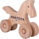 Anatoya Ahşap Iki Boyutlu Oyuncak At - Anatoya - Naturel Ahşap