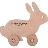 Anatoya Ahşap Iki Boyutlu Oyuncak Tavşan - Anatoya - Naturel Ahşap