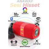 Anaway Shopping Bluetooth Hoparlör Ses Bombası, USB Bağlantı, Rgb Led, Taşınabilir, Radyo