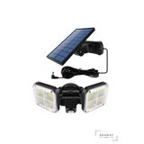 anaway shopping Güneş Enerjili 120 Led Şarjlı Hareket Sensörlü 500 Lümen Solar Aydınlatma Lamba