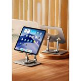 Anaway Shopping Tablet Tutucu, 360 ° Dönebilen Tablet Standı, Metal Tablet Tutucu, Ayarlanabilir Katlanabilir Masaüstü Standı Tutucu , Katlanabilir Metal Tablet Tutucu, Telefon Tutucu Stant, 4.7-12 Inç - Açık Gri