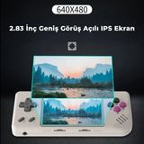 Anbernic RG28XX Gri Retro El Oyun Konsolu 32 GB - 2.83 Inç Oca IPS Ekran H700 Işlemci HDMI Çıkışlı 3100 Mah Batarya (Psp, Ps1, Dc Destekli)