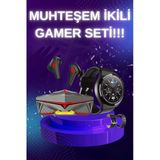 Anc Özellikli Bluetooth Kulaklık Ve Amoled Ekran Akıllı Saat Uyku Ve Sağlık Takibi Nabız Ölçer Mir68287024