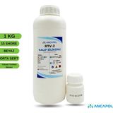 Ancapol 15 Shore RTV-2 Kalıp Silikonu - Orta Esnek Epoksi, Beton ve Alçı Kalıp Silikonu 1 KG