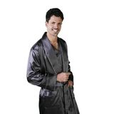 ANCELO 333 SATEN PİJAMA TAKIM VE ROBDÖŞAMBR 3LÜ DAMAT ÇEYİZ SET FÜME M