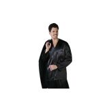 ANCELO 333 SATEN PİJAMA TAKIM VE ROBDÖŞAMBR 3LÜ DAMAT ÇEYİZ SET SİYAH 2XL