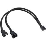 Ancheyn Fan Çoklayıcı 2 Port Y Pwm 4 Pin Splitter Çoklayıcı Switch Kablosu 5025 - Çok Renkli