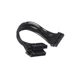 Ancheyn Güç Kaynağı Çoklayıcı 24 Pin Atx Dual PSU Çoklayıcı Adaptör Anakart Mining Kablosu 5145