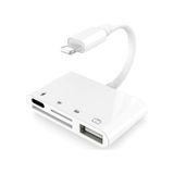 Ancheyn Lightning To Usb Lightning Micro Sd Tf Kart Okuyucu Çevirici Dönüştürücü Adaptör 4333