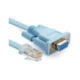 Ancheyn RJ45 To RS232 9 Pin CAT5E 6 Çevirici Dönüştürücü Adaptör Ethernet Kablosu 4335