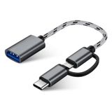 Ancheyn USB 3.0 OTG To Type C Micro USB Data Şarj Çevirici Dönüştürücü Adaptör 4901