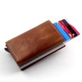 Ancora Leather Crazy Hakiki Deri Erkek Cüzdanı Mekanizmalı Taba