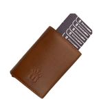 Ancora Leather Hakiki Deri Erkek Cüzdanı Mekanizmalı Taba 2704 Taba