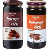 Ancora Life 2'li Avantaj Paketi - Hurma Özü, Keçiboynuzu Özü - Şeker İlavesiz Soğuk Sıkım 640 Gr x 2 Adet